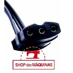 Pedal Reostato para Maquina Costura Elgin Plug oval Eletronico