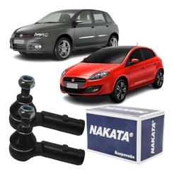 Par Terminal Direção Nakata Fiat Stilo 1.8 8v 2007 2012