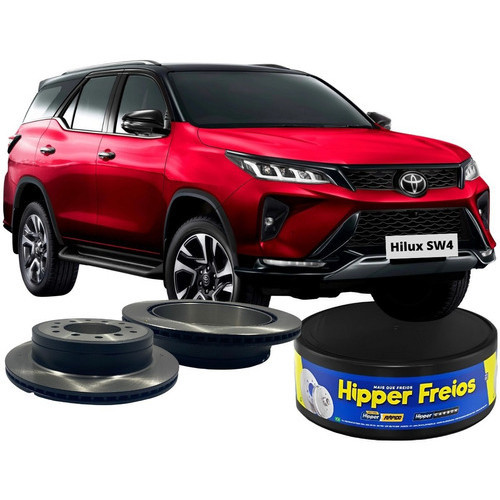 Par Disco Freio Original Traseiro Ventilado Hilux Sw4 2016 Á 2022 em Oferta na Shopee