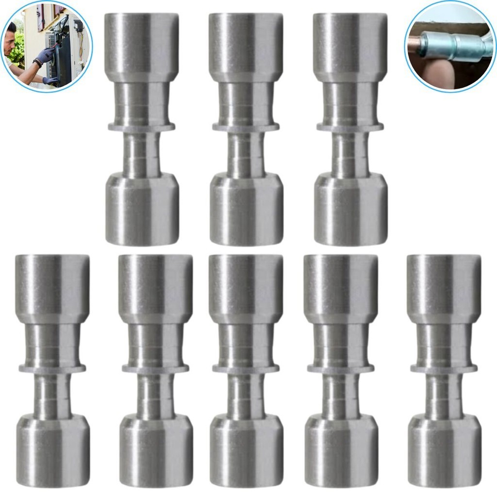 Junta Conexão Uniao Lokring 5/16 X 5/16 Aluminio Kit 8Pç