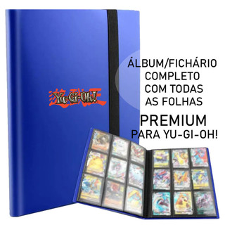 Fichário Álbum Grande para Cards YuGiOh - Cabem 360 cartas -  Pasta Porta Cartas cards