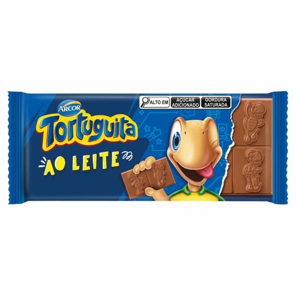 Chocolate Tortuguita Ao Leite Mais 80g Arcor em Oferta na Shopee