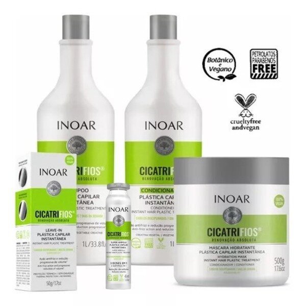 Inoar Kit Cicatrifios Completo 5 Produtos em Oferta na Shopee