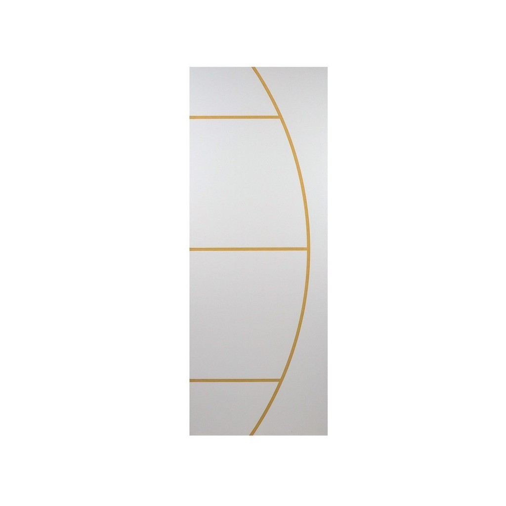 Folha de Porta Madeira Decorada 210x70cm Espessura 3,5cm Gaúcha MGM Branco - Home & Living