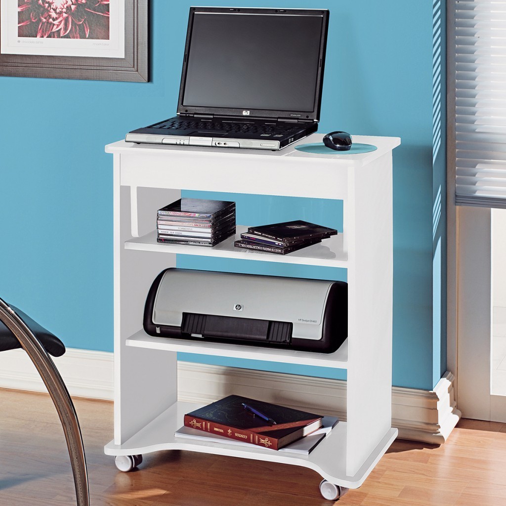 Mesa Escrivaninha Tampo Portatil Branco - Artely em Oferta na Shopee