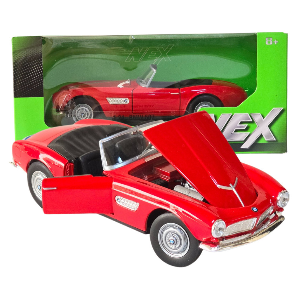 Miniatura De Ferro BMW 507 Conversível 16cm 1/24 Welly