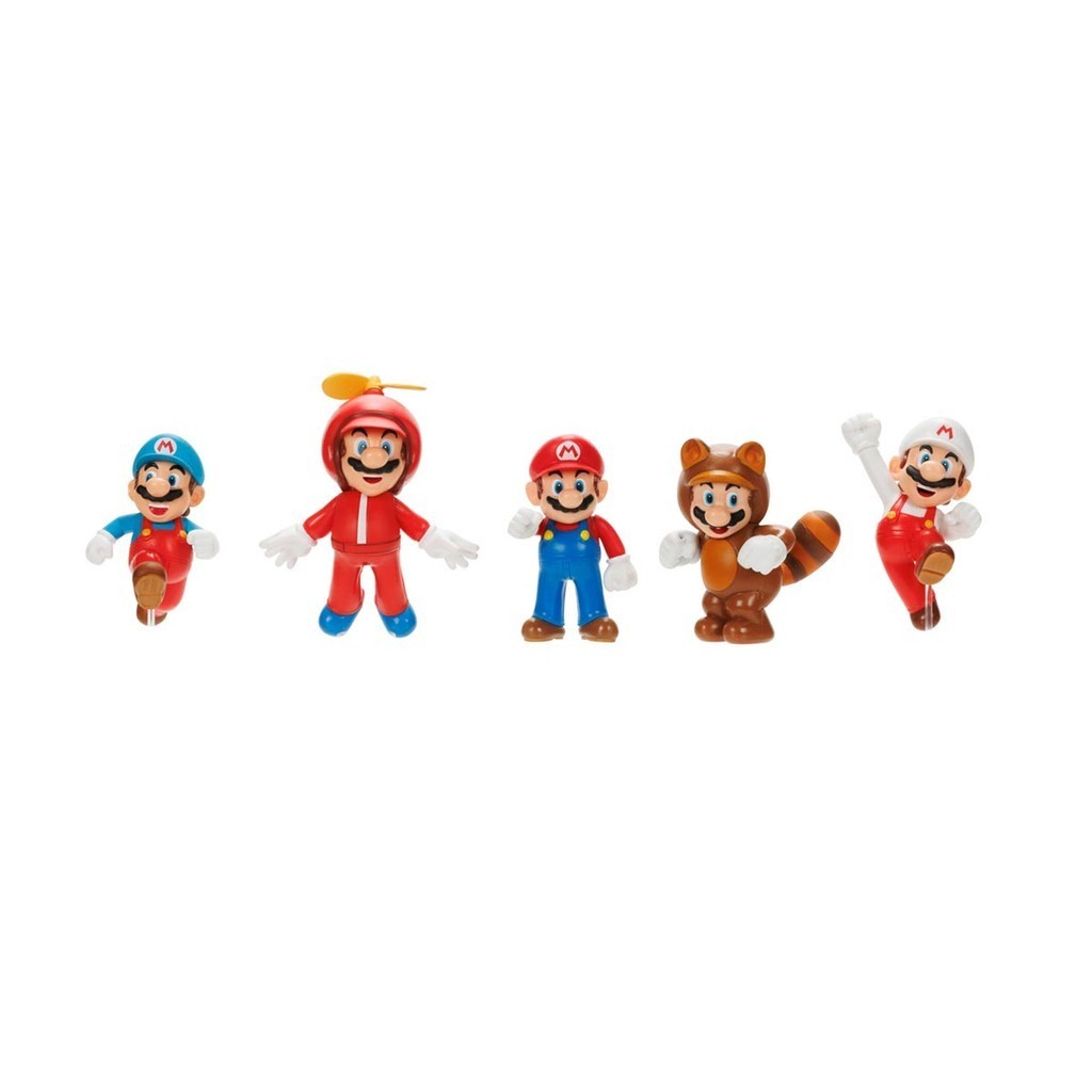 5 Bonecos Coleção Transformações do Mario - Super Mario — imagem 2 de 2