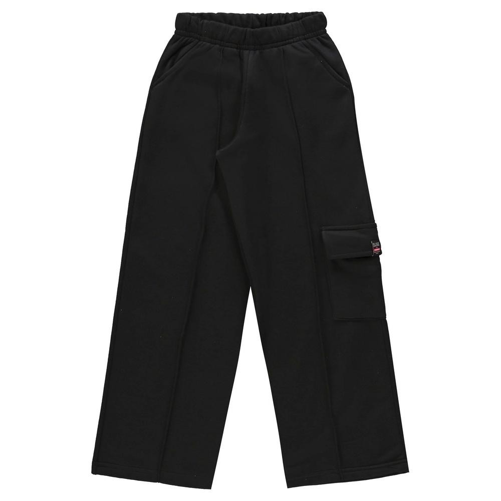 Calça Wide Leg Básica em Moletom Juvenil Gloss em Oferta na Shopee