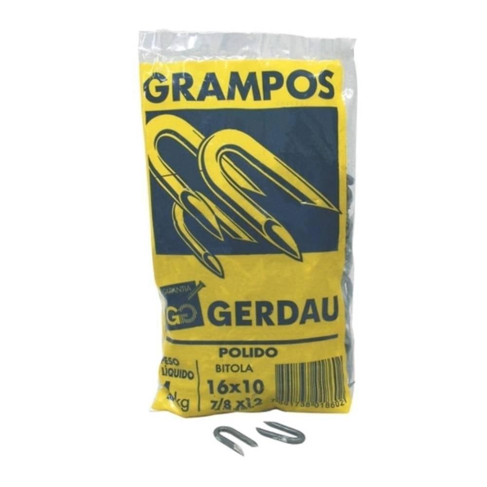 Grampo Gerdau para Cerca Polido 7/8x12P 1kg - Embalagem com 20 Unidades em Oferta na Shopee