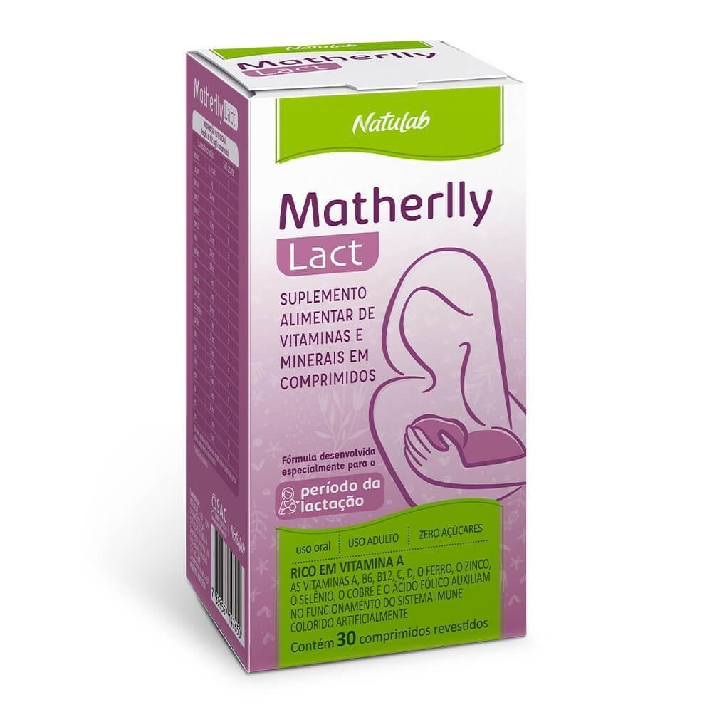 MATHERLLY LACT COM 30 COMPRIMIDOS REVESTIDOS em Oferta na Shopee