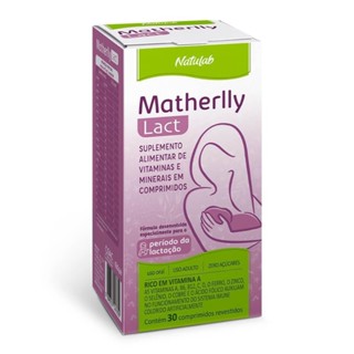 MATHERLLY LACT COM 30 COMPRIMIDOS REVESTIDOS em Oferta na Shopee
