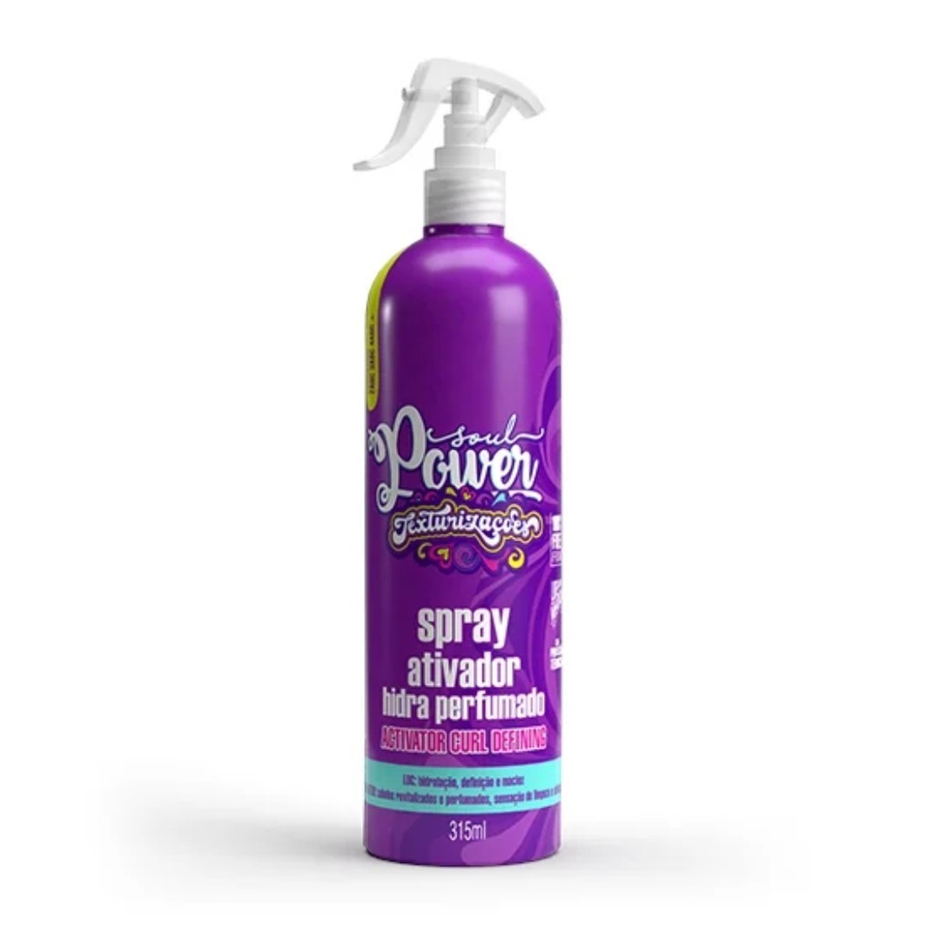 Spray Capilar Ativador Soul Power Texturizações 315ml