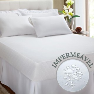 Capa Protetora De Colchão Maior Impermeável Viúva Solteirão Com Elástico Grande Kacyumara em Oferta na Shopee