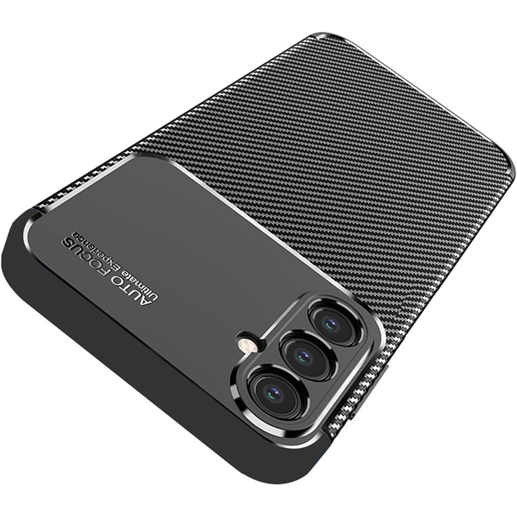 Capa Capinha Fibra Carbono Para Galaxy A55 Case Anti Impacto