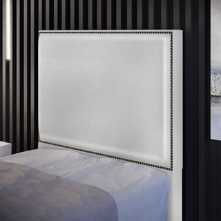 Cabeceira Box Solteiro Com Tachas 100 cm Vicenza L02 Facto Cinza Metalizado - Lyam Decor em Oferta na Shopee