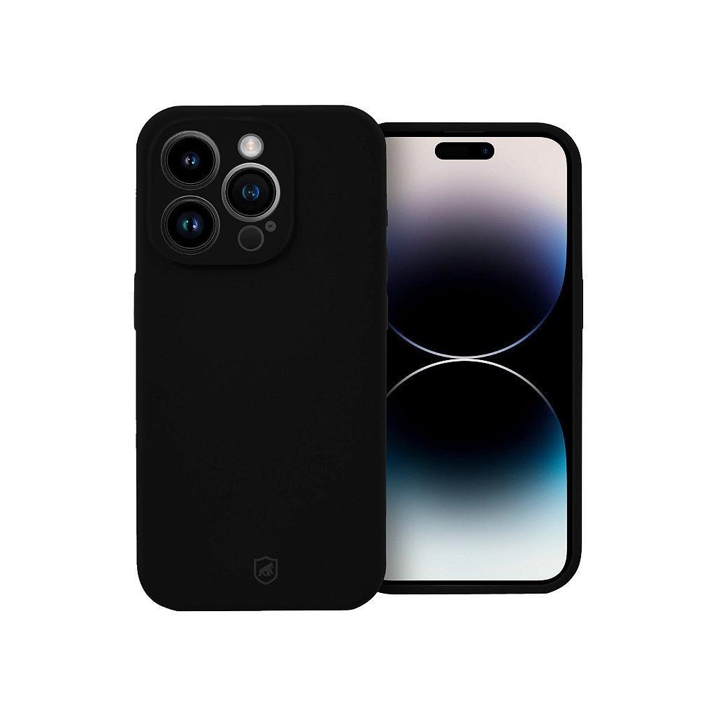 Capa Case Capinha para iPhone 14 Pro - Silicon Premium Preta - Gshield em Oferta na Shopee
