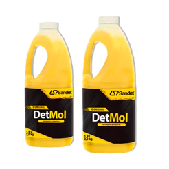 Kit 2 Shampoo Automotivo DetMol Limpeza Pesada Sandet 1,9L