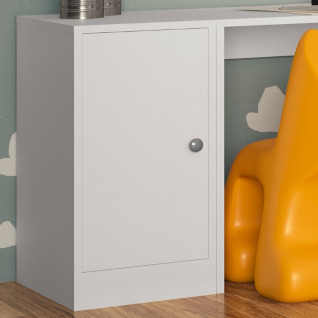 Armário Multiuso 1 Porta Branco KD1595 - Quiditá em Oferta na Shopee