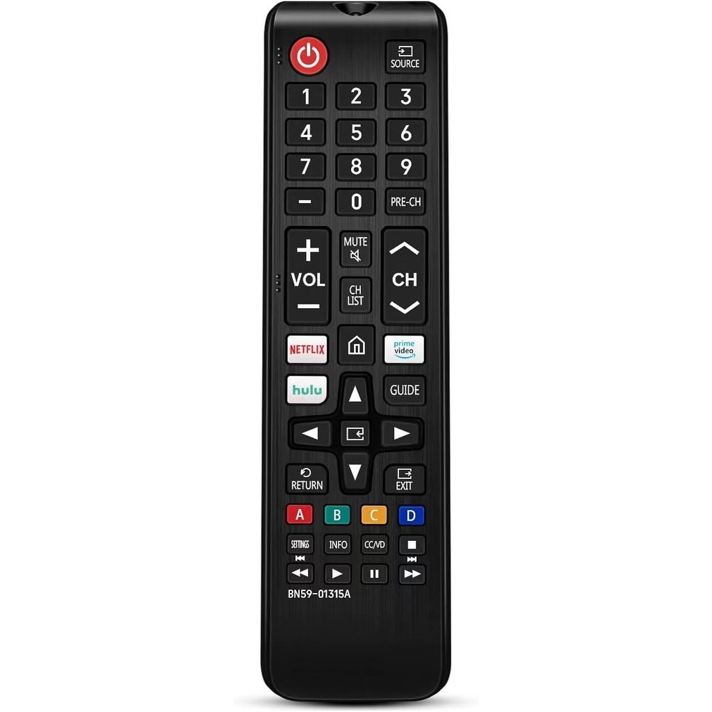 Controle Remoto Universal Para Samsung Smart-TV , De Substituição Adequado TVs LED 4K UHD QLED HDTV , Com Botões Hulu Netflix Prime-Video