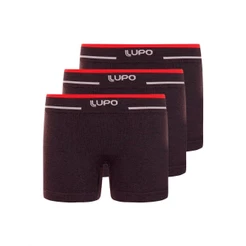 Kit com 3 Cuecas Infantil Boxer Lupinho 137-010