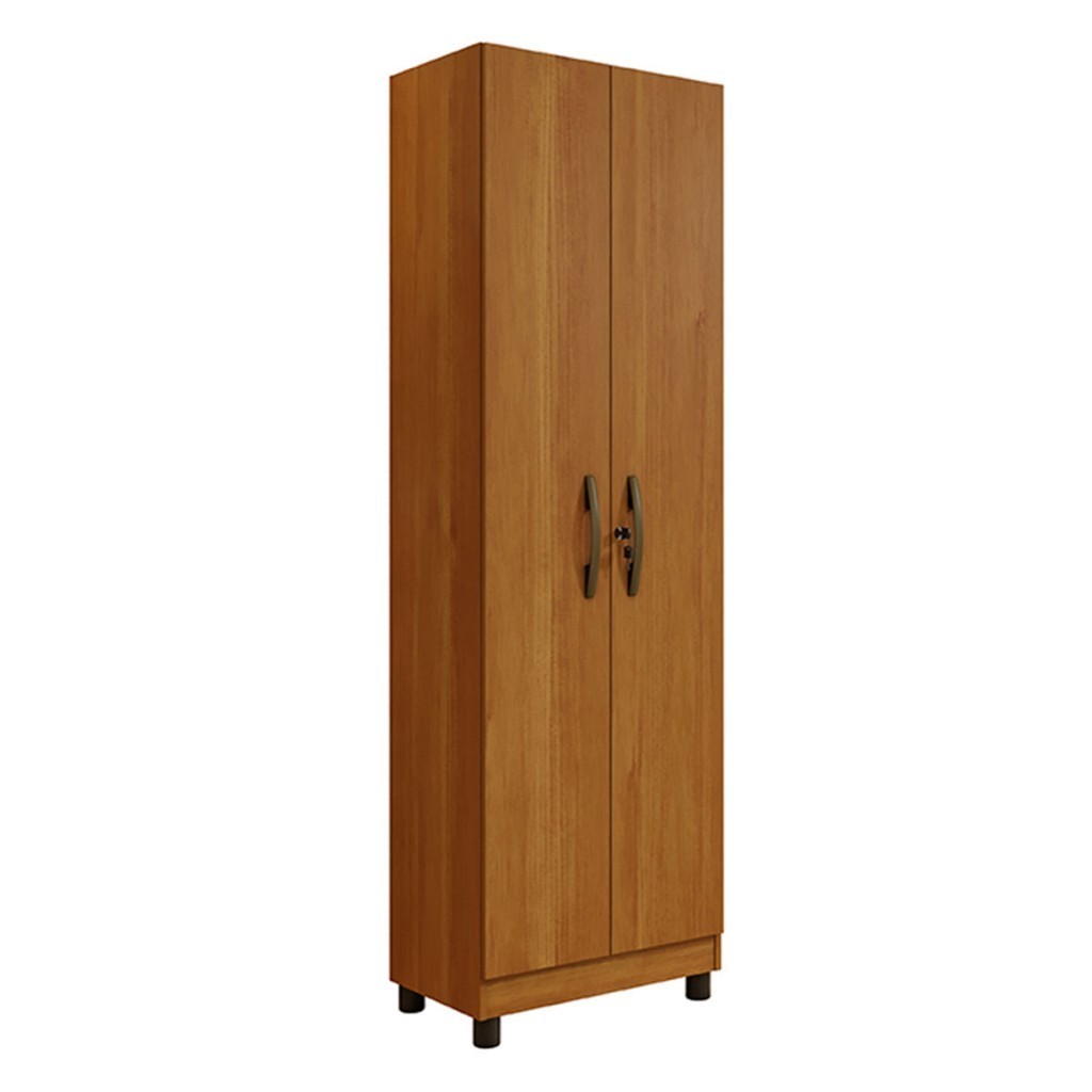 Armário Multiuso Ibiza 2 Portas 5 Prateleiras Com Chave - Home & Living