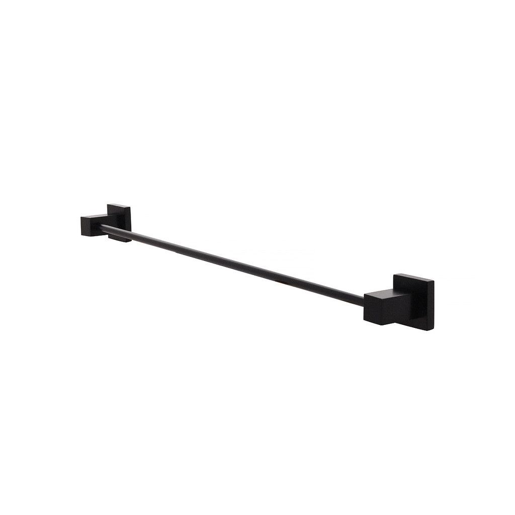 Porta Toalha Banho para Banheiro Gancho Luxo Modelo Grécia - PRETO