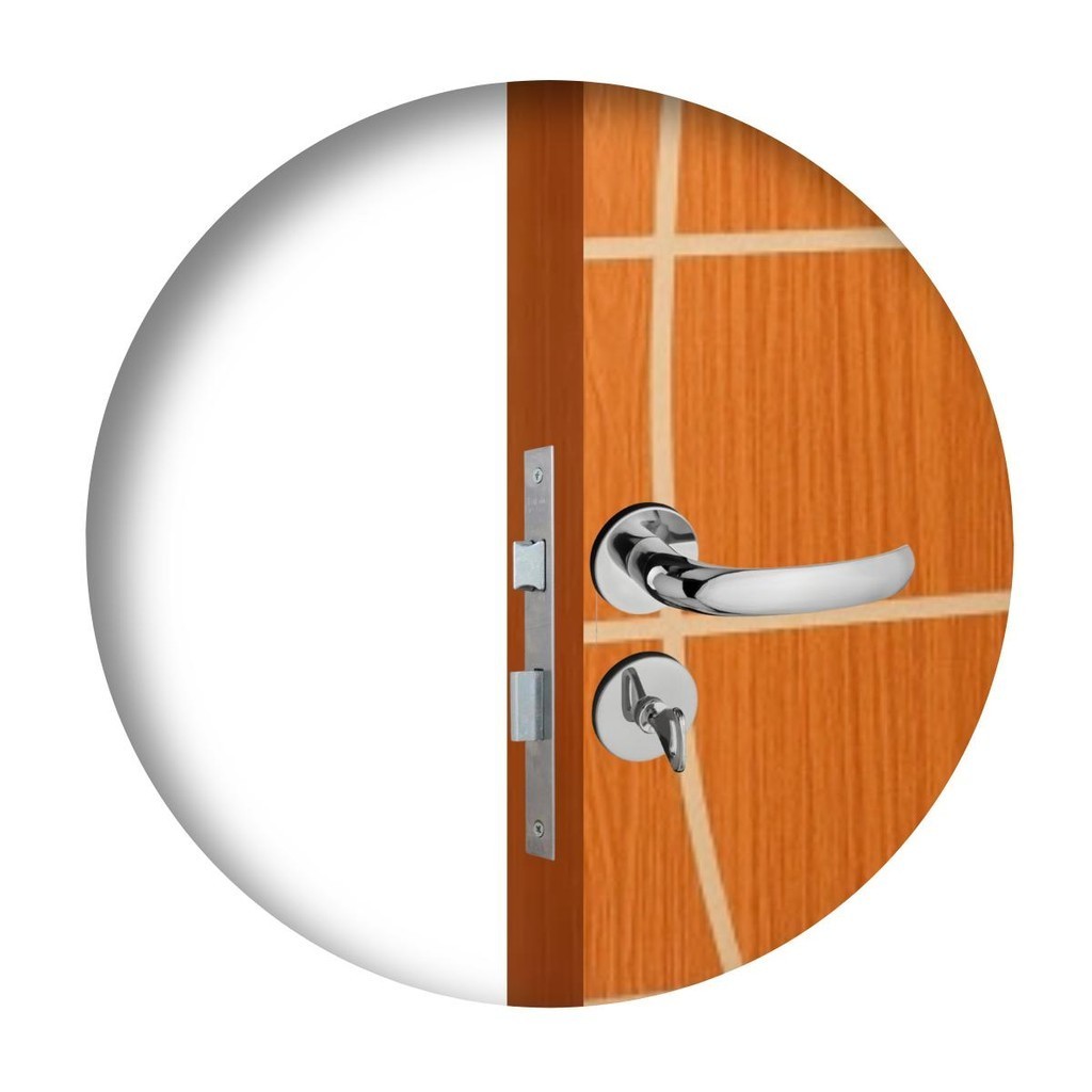 Fechadura Roseta Concept 406 Para Banheiro Cromado Pado em Oferta na Shopee