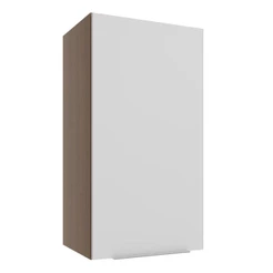Armário Aéreo Madesa Stella 35 cm 1 Porta - Rustic/Branco