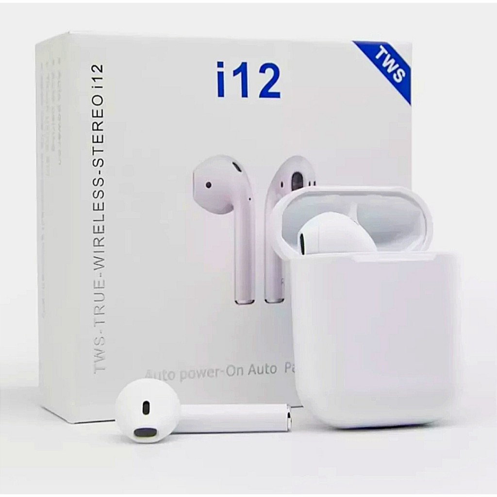Top Fone de Ouvido Wireless i12 TWS VARIEDADES