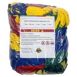 Rede de Proteção Colorida PapiBrink p/ Cama Elástica de 2,44m