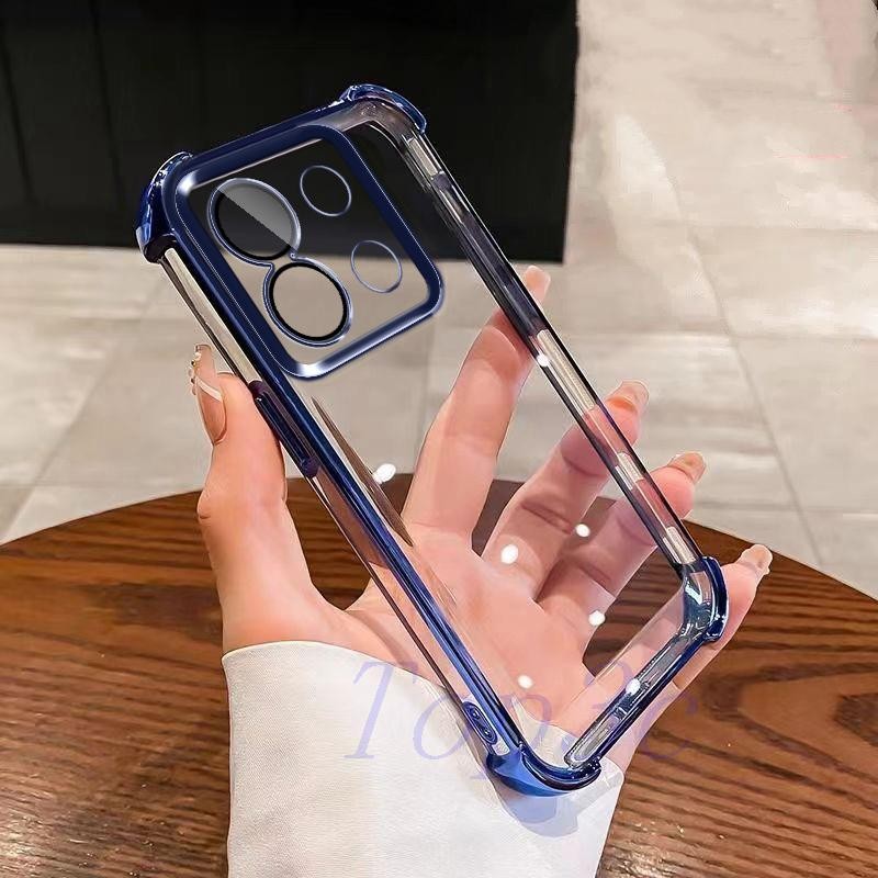 Capinha POCO X6 De Telefone Transparente anti-Queda De Quatro Cantos SJDK em Oferta na Shopee