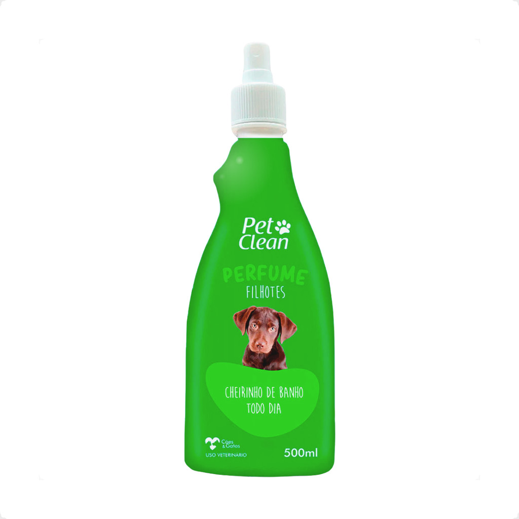 Perfume Filhotes Para Cães e Gatos Pet Clean - 500 ml - Pets