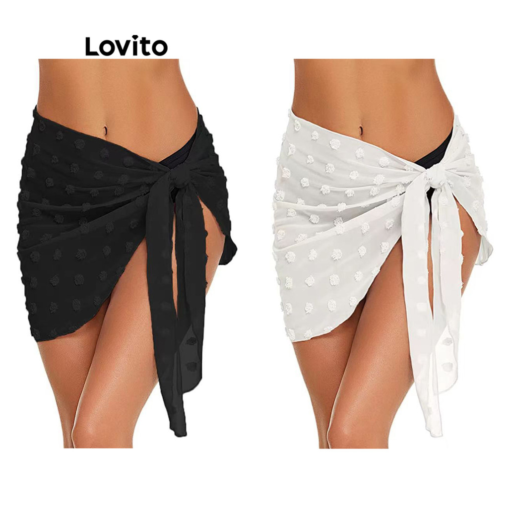 Lovito Capas Casuais Simples Em Jacquard Transparentes Para Mulheres LNE49113 - Sports & Outdoors