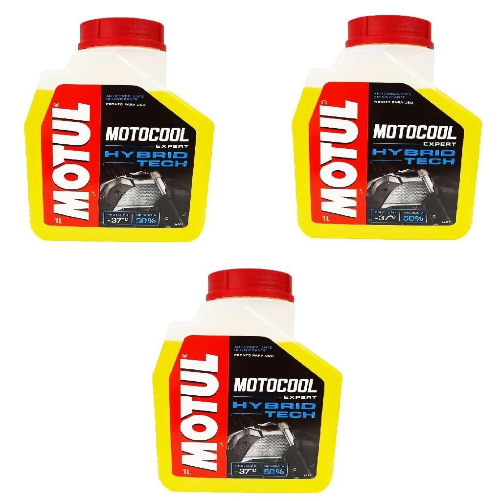 KIT 3 ANTICONGELANTE MOTO FLUIDO MOTUL MOTOCOOL EXPERT 37 1l MT 09 DOMINAR 400 CBR 1000RR-R Fireblade Z400 NINJA 650