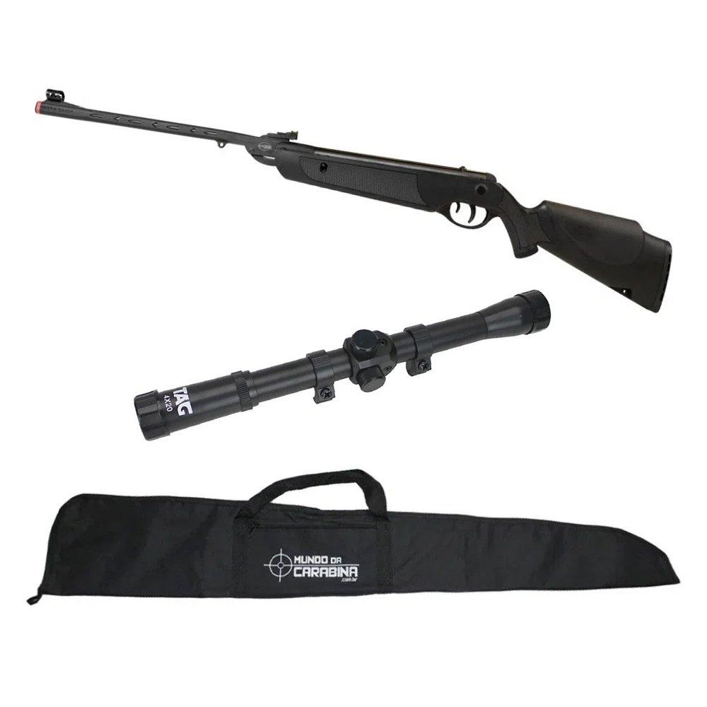 Carabina Rossi Dione Sport MH 5,5 Rossi + Luneta 4x20 + Capa