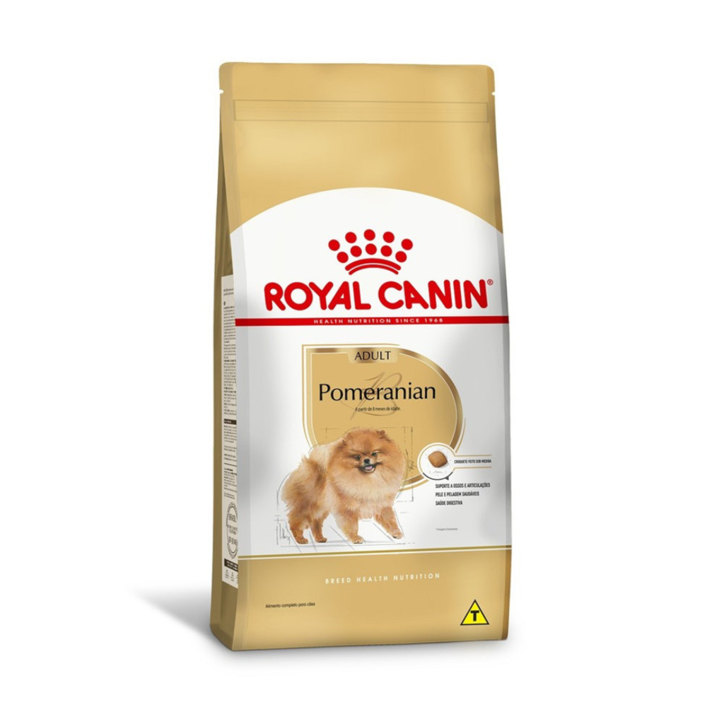 Ração Royal Canin Pomeranian Adult para Cães Adultos da Raça Lulu da Pomerânia 7,5kg em Oferta na Shopee
