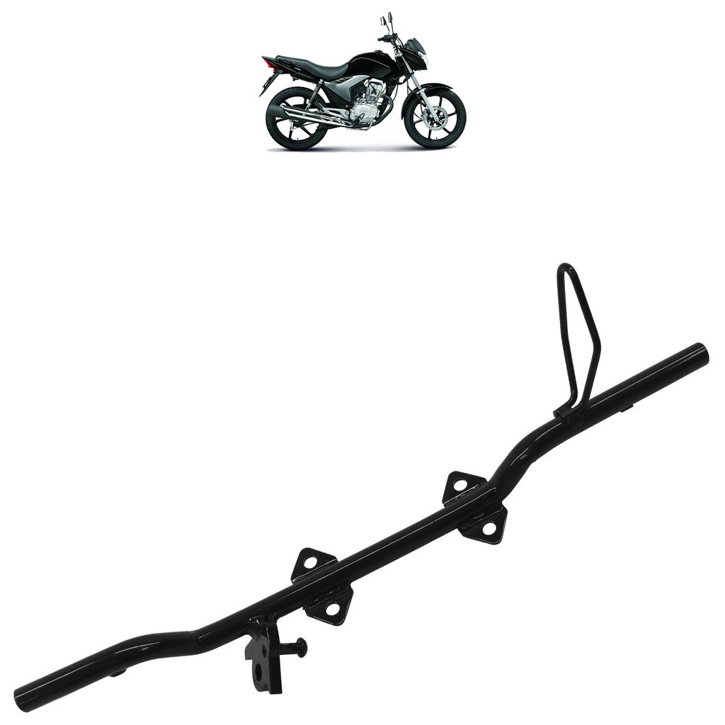 Estribo Pedal Apoio CG 150 Titan 2009 2010 2011 Preto