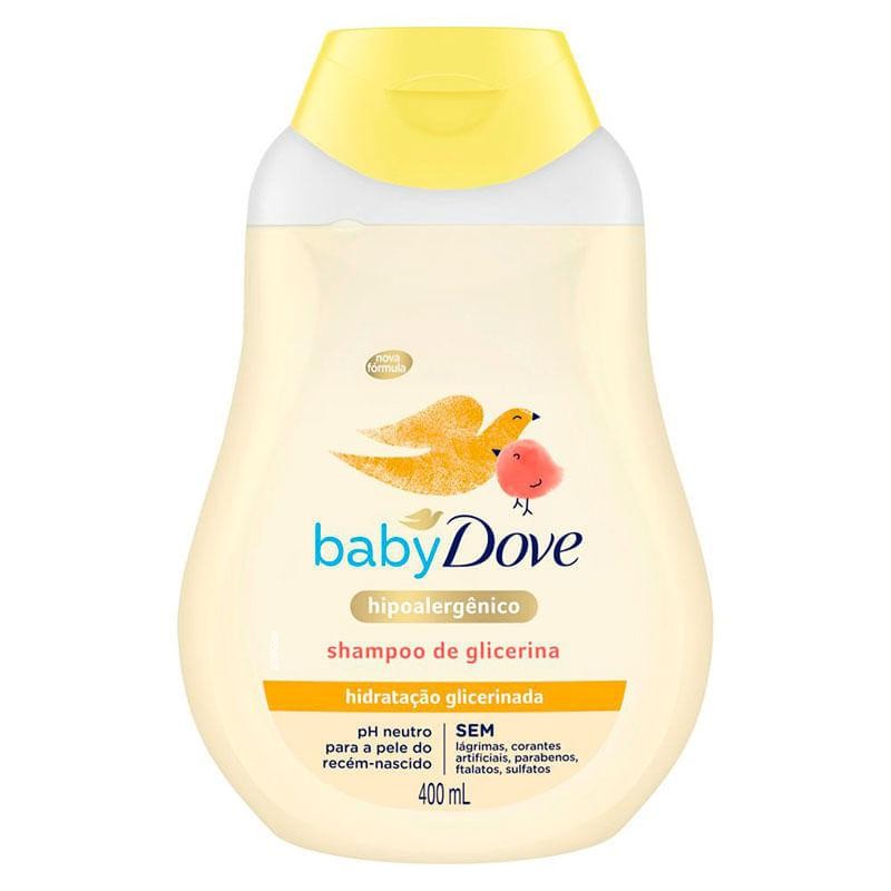 Shampoo de Glicerina Baby Dove Hidratação Glicerinada 400ml em Oferta na Shopee