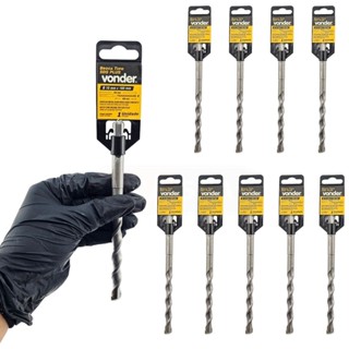 Kit 10 Brocas Com Encaixe Tipo SDS PLUS 10,0 mm x 160 mm - Vonder em Oferta na Shopee