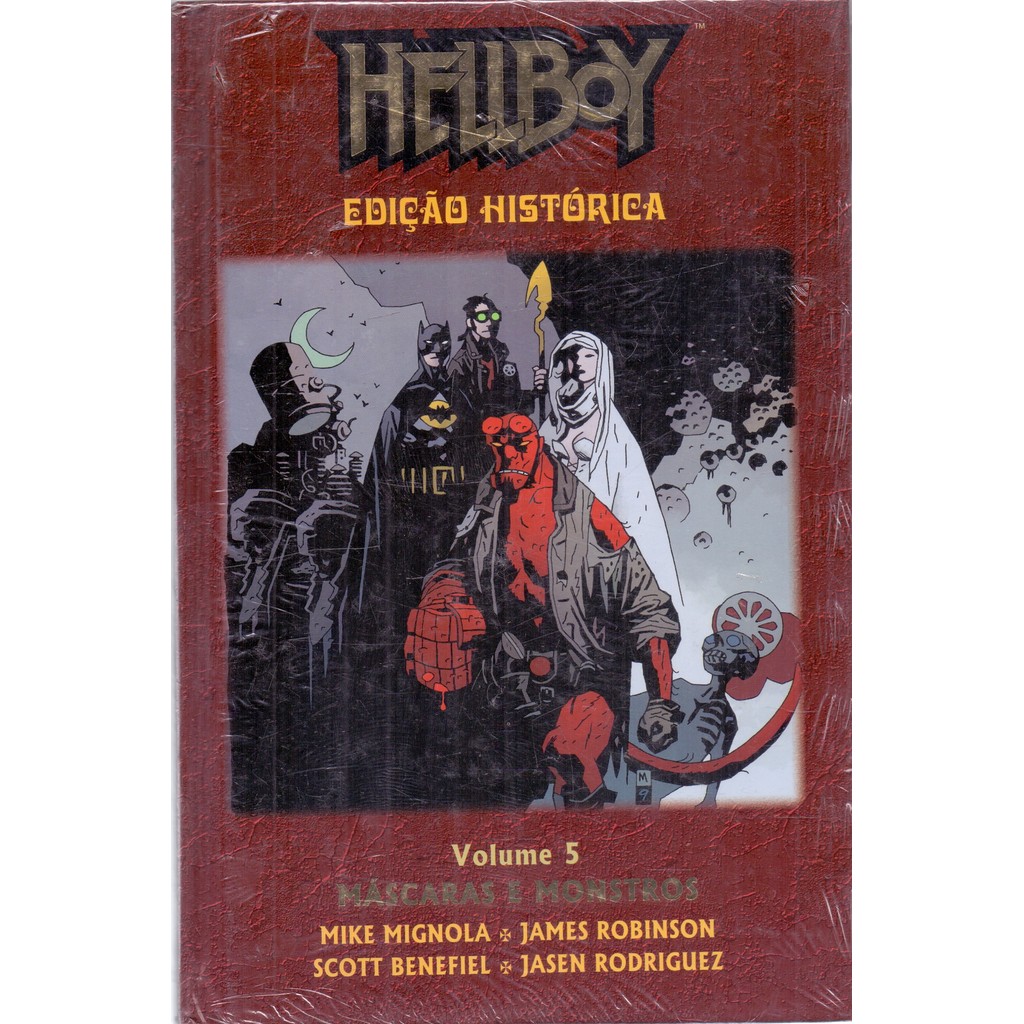 HELLBOY EDIÇÃO HISTÓRICA VOLUME 5 MÁSCARAS E MONSTROS