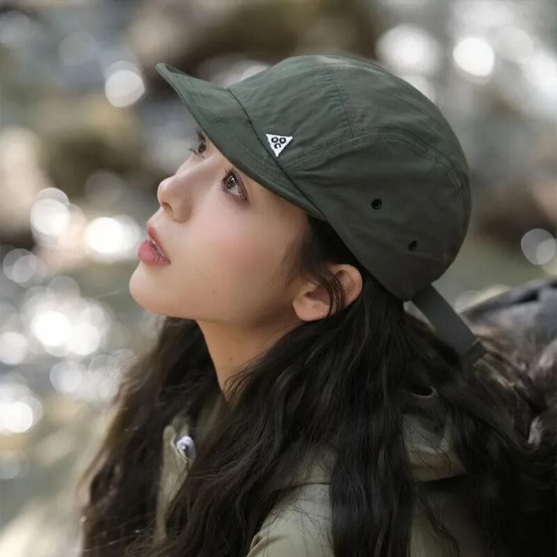 Chapéu Casual De Aba Curta Para Acampamento , De Sol Macio De Secagem Rápida , Boné De Beisebol Ajustável Homens E Mulhe