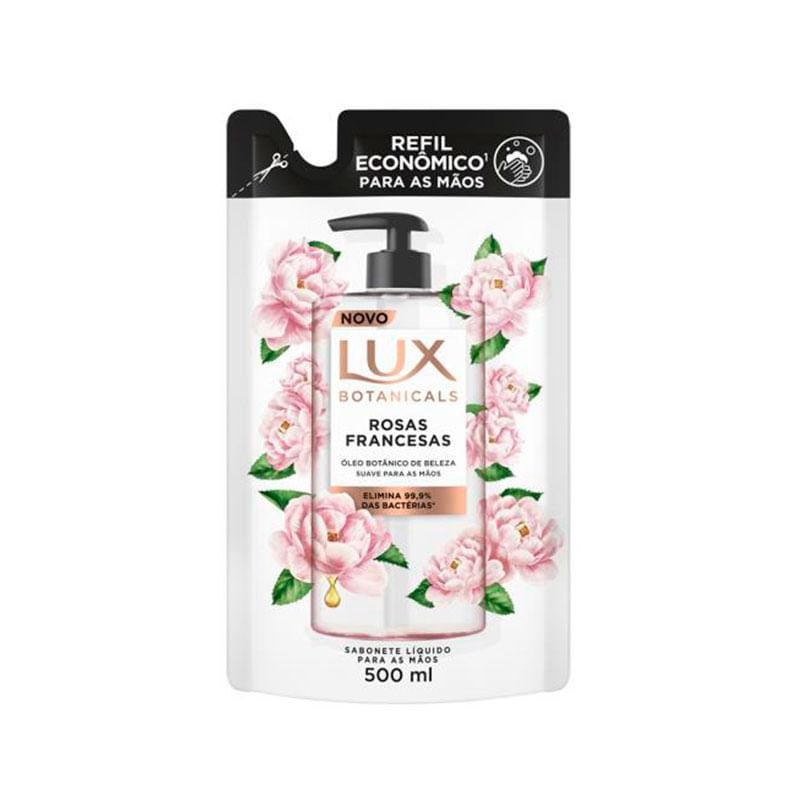 Sabonete Líquidos para Mãos Lux Botanicals Rosas Francesas Refil 500ml em Oferta na Shopee