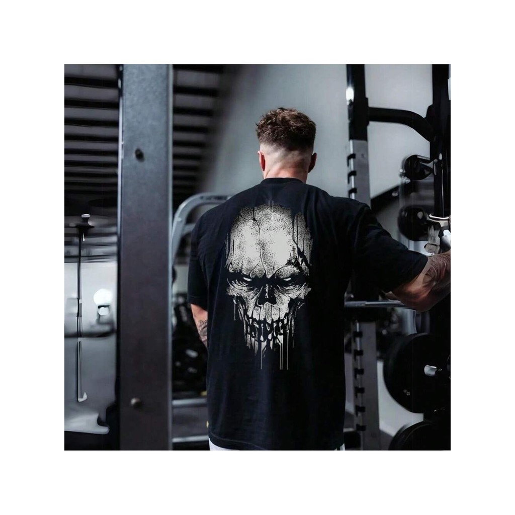 Camiseta Caveira Rock Metal Heavy Metal Nu Metal Oldschool Camiseta Unissex Masculino Feminino 100% Algodão Top Premium