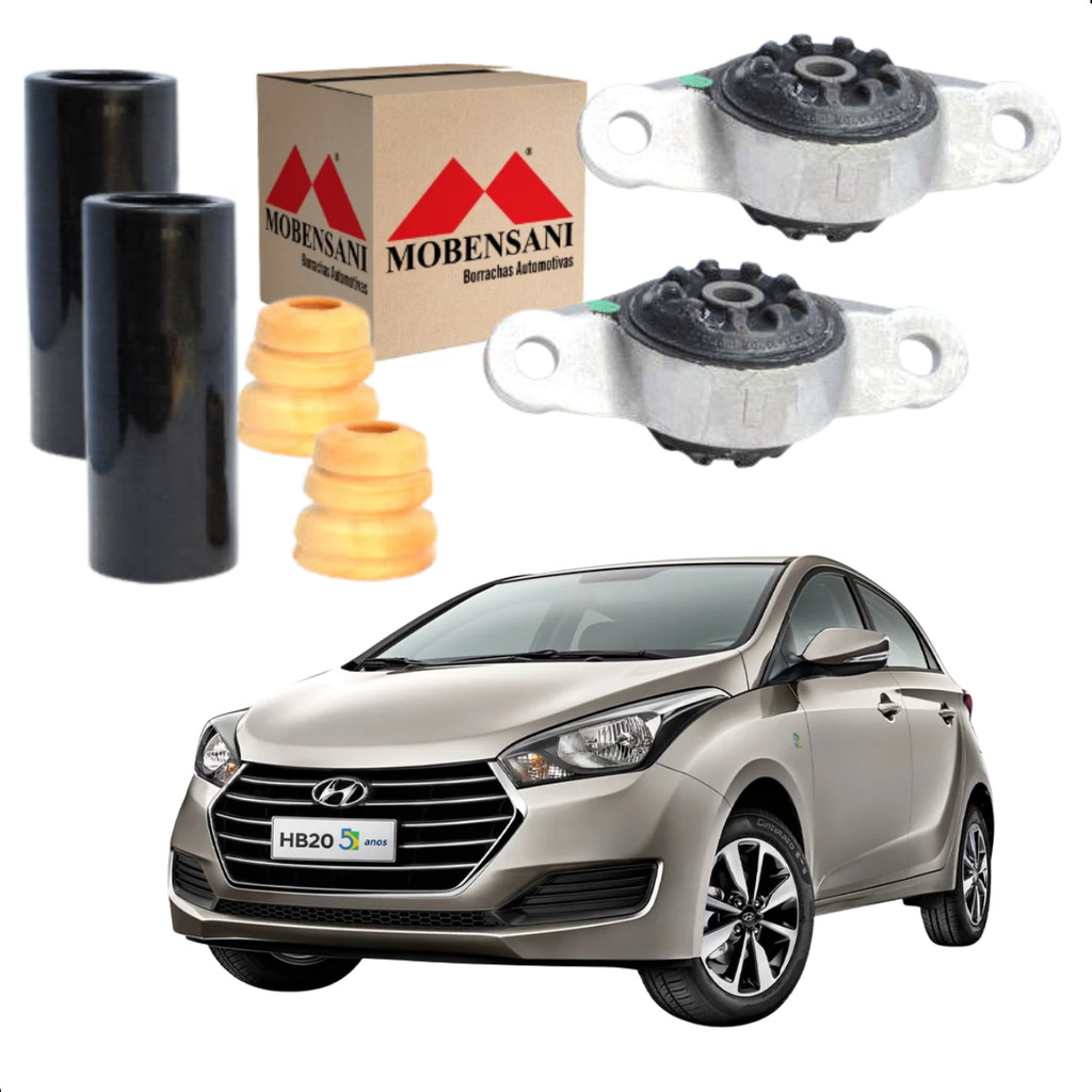 Kit Coxim do Amortecedor Traseiro HB20 HB20 S 2012 até 2020 em Oferta na Shopee