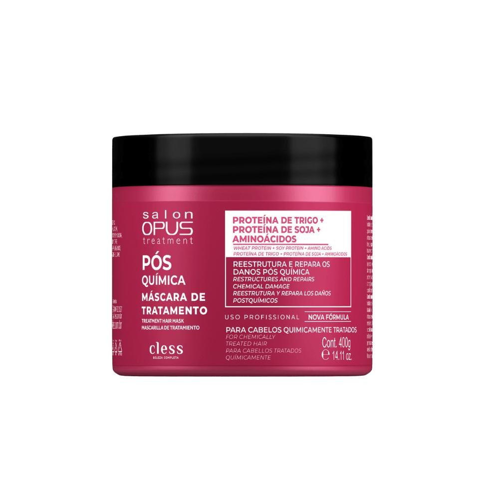 Mascara para tratamento pós química Salon Opus 400g em Oferta na Shopee