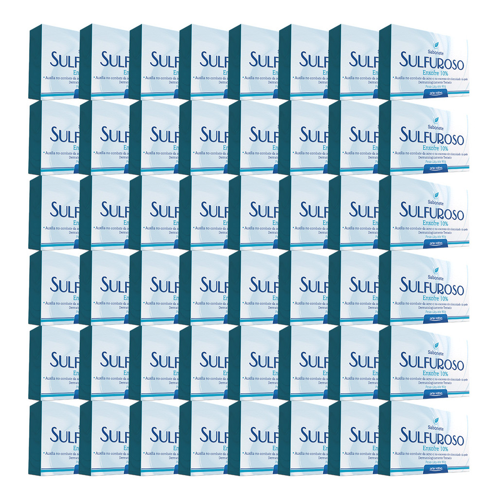 Kit 48 und Sabonete Enxofre Sulfuroso Arte Nativa 90g em Oferta na Shopee