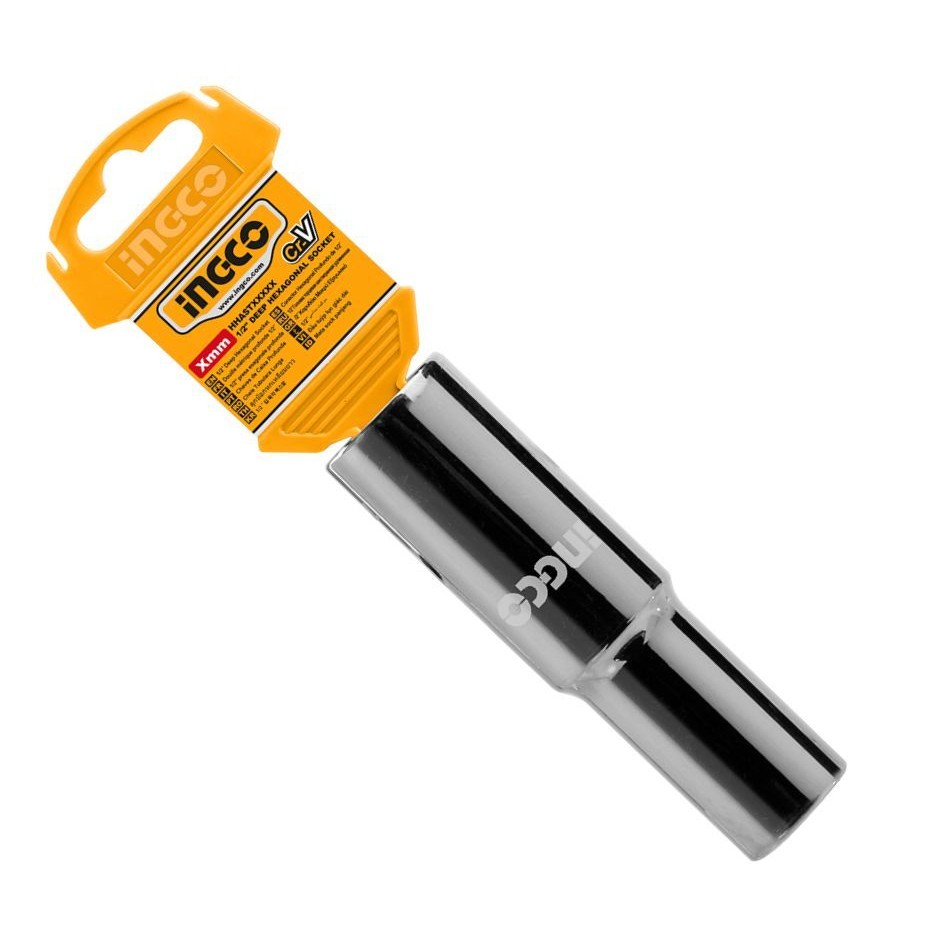 Soquete Sextavado Longo Ingco 1/2 Pol 13mm - Ingco
