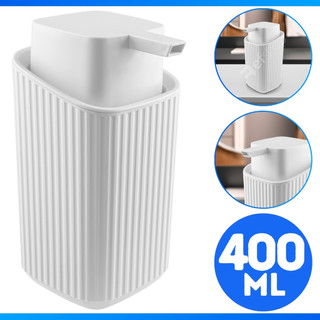 Porta Sabonete Liquido Dispenser Álcool Gel Detergente Banheiro Lavabo Moderno Luxo 400ml