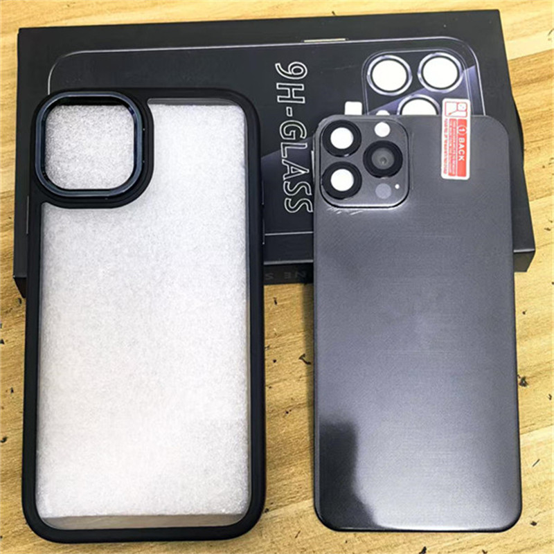 (Capa + Filme) Para IPhone 11 12 X XR XSMAX Mudança De Lente 13pro Transparente Câmera em Oferta na Shopee