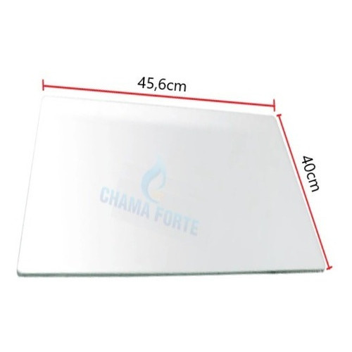 Tampa De VIDRO Compativel C/Fogão Esmaltec Veneza 4 Bocas  456x400